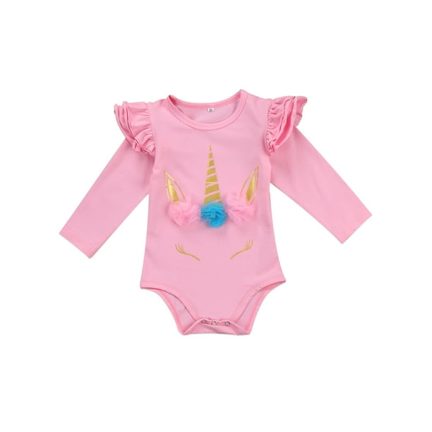 Newborn Infant Baby Girl Unicorn Romper Bodysuit Jumpsuit Outfit Sunsuit Clothes Newborn Infant Baby Girl Unicorn Romper Bodysuit Jumpsuit Outfit Sunsuit Clothes